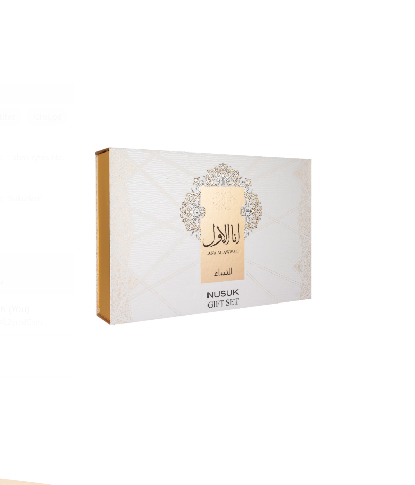 Ana Al Awwal GIFT SET for female by Nusuk