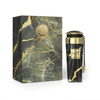 This image presents the Funoon Amaze 100ml bottle alongside its marble-patterned gift box.