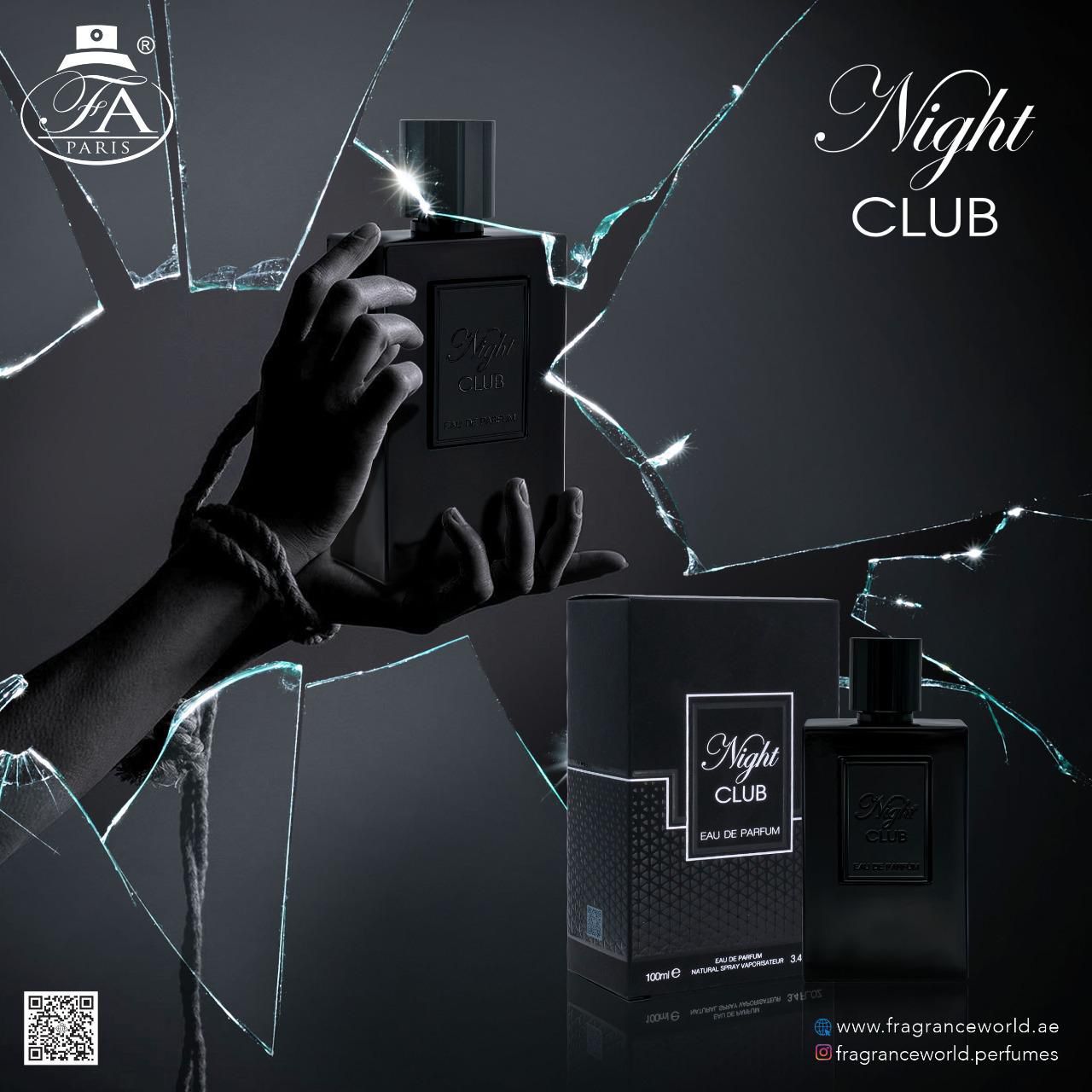 Fragrance World Night Club Perfumed Water For Men 100ml