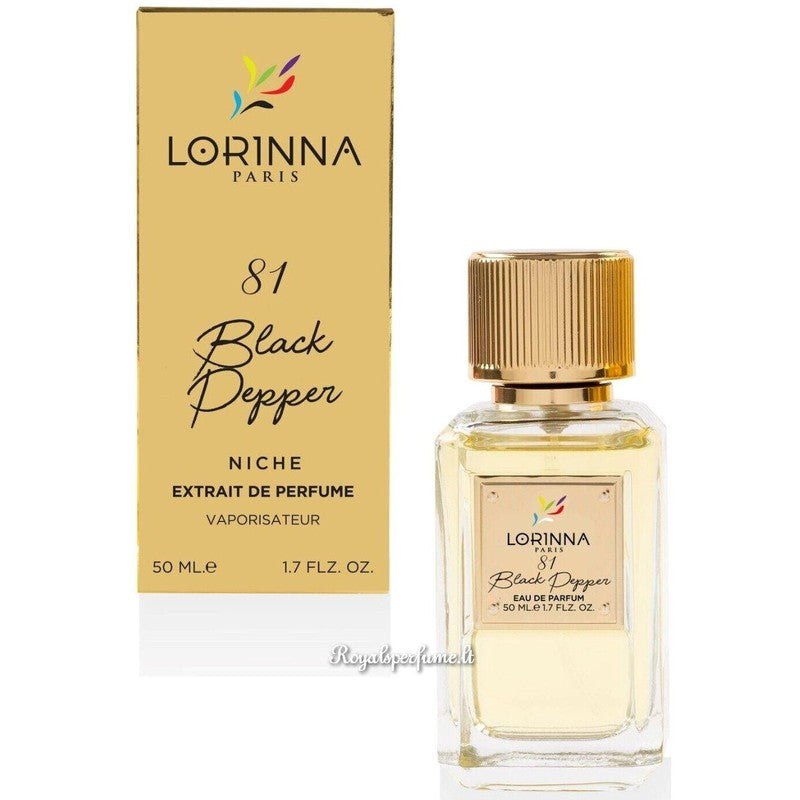Lorinna Black Pepper Extrait De Perfume unisex 50ml - Royalsperfume LORINNA Perfume
