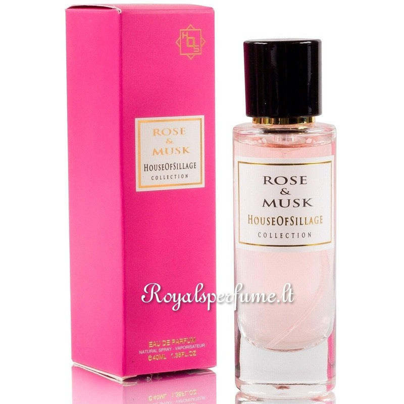 Sillage House Rose&Musk perfumed water for women 40ml - Royalsperfume Sillage House Perfume